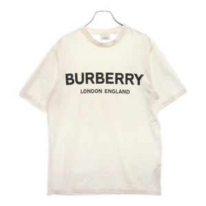 BURBERRY バーバリー 19SS LETCHFORD ロゴプリント 半袖Tシャツ ホワイト 8026017