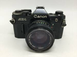 S125♪【動作/精度未確認】Canon キャノン AE-1 フィルムカメラ FD 50mm 1:1.4 レンズ 現状品 ジャンク品 ♪