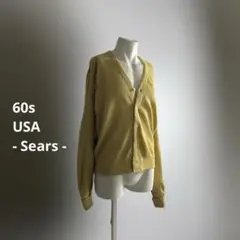 USA 60s 50s sears シアーズ カーディガン アメリカ EE801