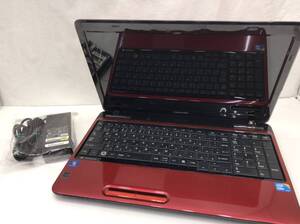 TOSHIBA 東芝 ノートパソコン dynabook PAEX56MLFRD Win10Home CPU Corei3M350 2.27GH メモリ4GB HDD320GB モデナレッド SS-310317