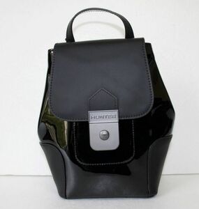 定価40000 新品 本物 HUNTER 鞄 バッグ REFINED LEATHER MINI BACKPACK WBB6001PAT ハンター 1273 □