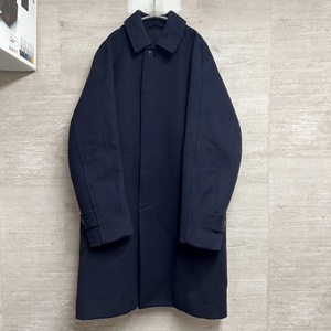 COMOLI コモリ 15F-04004 CAVALIER MELTON BALCOLLAR COAT ネイビー系【中目黒B04】