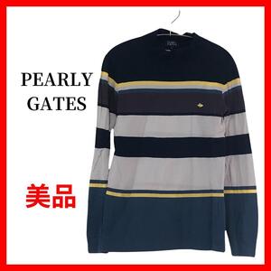 PEARLY GATES　パーリーゲイツ　モックネックシャツ　B1054