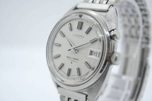 【良品 保証付 動作確認済】SEIKO Bellmatic Date Automatic 27J Silver Dial Mens セイコー ベルマチック 自動巻 メンズ 4005-7000 #T260