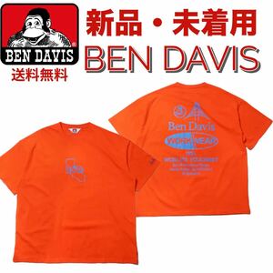 【新品・未使用】リサイクルコットン(BEN DAVIS)プリントTシャツ半袖 半袖Tシャツ カットソー XL