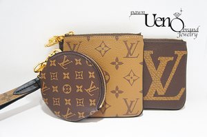 【質屋】送料無料！LOUIS VUITTON ルイ・ヴィトン モノグラム・ジャイアント ポシェット・トリオ