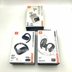 3897★【3点まとめ売り・ジャンク品】ワイヤレスイヤホン /①JBL TOUR PRO2/②JBL ENDURANCE PEAK2/JBL SOUNDGEAR SENSE【0603】