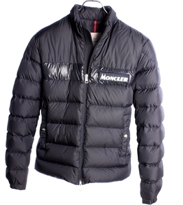 モンクレール スタンドネック　ナイロン　ダウン ジャケット　ネイビー　国内正規品　MONCLER　#A7