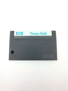 未チェック☆MSX カートリッジ ばってんタヌキの大冒険 Tecno Soft☆ジャンク扱い