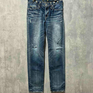 00s HYSTERIC GLAMOUR damage denim pants jeans ダメージ 加工 デニムパンツ ジーンズ ライトブルー SIZE S ヒステリック グラマー