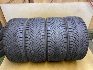 285/45R21（113T）nokian HAKKAPELITTA R3 SUV スタッドレス 中古4本 2022年製 バリ山 285/45/21