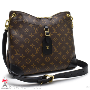 ルイヴィトン ショルダーバッグ オデオンNM MM モノグラム ノワール M45352 LOUIS VUITTON 美品