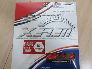 KLX125 Dトラッカー125　　A3401X42　XAM 　ザム　リヤスプロケット　