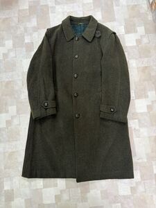 70s オーストリア製 上質 ウール アルパカ ローデンコート　loden coat ローデングリーン　大き過ぎない貴重なサイズ