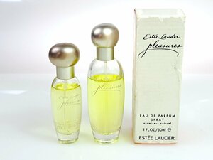 残多　エスティローダー　ESTEE LAUDER　プレジャーズ　pleasures　オードパルファム　スプレー　30ml／15ml　2本　YK-5401