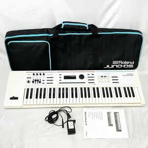 Roland ローランド JUNO-DS61W シンセサイザー 61鍵 ケース 取説付き 通電確認済 現状品