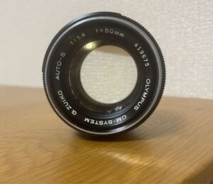 OLYMPUS OM-SYSTEM G.ZUIKO AUTO-S 1:1.4 50mm オリンパス マニュアルフォーカス レンズ