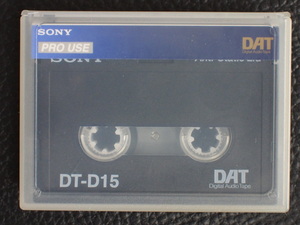 デジタル音声記録用磁気テープ SONY ソニー PRO USE プロユース DAT ダット ディー・エー・ティー Digital Audio Tape DT-15 管理No.13233