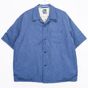 VISVIM ビズビム Indigo Camping Trailer 24SS WALLIS DOWN SHIRT ヴィズヴィム インディゴ キャンピング トレーラー ダウン シャツ Novk