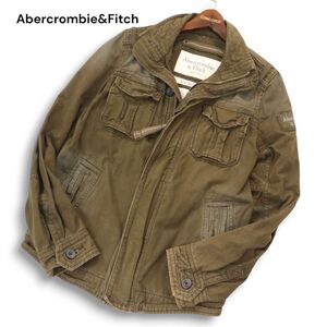 Abercrombie&Fitch アバクロンビー＆フィッチ SENTINEL JACKET★ USED加工 ミリタリー センチネル ジャケット Sz.M　メンズ　I4T03005_9#N