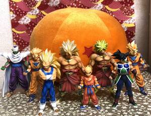 ドラゴンボール　超彩色　ハイスペックカラーリングフィギュア8点セット　孫悟空　ブロリー　ピッコロ　ベジータ　クリリンなど