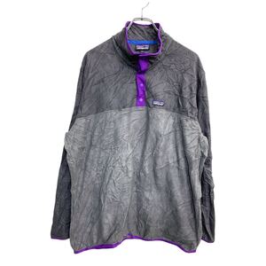 Patagonia フリース XLサイズ パタゴニア スナップボタン グレー 古着卸 アメリカ仕入 t2411-3619