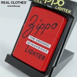 ZIPPO/ジッポー THE ORIGINAL Windproof レッド 2003年製 /LPL