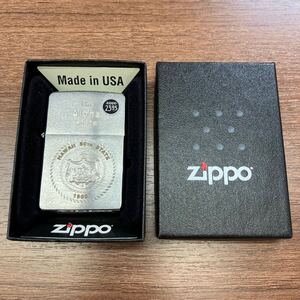 【675】 未使用品 ZIPPO ジッポー The Aloha State HAWAII 50TH STATE 1959 シルバーカラー 箱入り 喫煙具