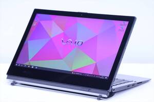 1円～ LTE Office2019 12.5FHD液晶2-in-1タブレットPC VAIO Pro PA VJPA11C11N m3-8100Y RAM8Ｇ SSD128G Win10