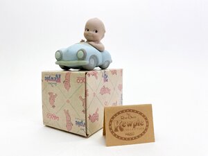 ENESCO キューピー 自動車に乗ったキューピー キューピーヴィル KEWPUEVILLE BOY IN CAR FIGURINE 陶器