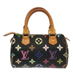 ルイヴィトン LOUIS VUITTON ハンドバッグ M92644 ミニスピーディ 合皮・レザー ノワール TH1013 バッグ マルチカラー