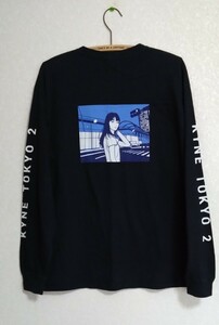 Lサイズ 中古 SOPHNET KYNE KYNE TOKYO 2 L/S TEE BLACK ソフネット キネ ロング Tシャツ