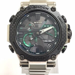 中古品 稼働品 CASIO カシオ G-SHOCK MT-G MTG-B2000 黒文字盤 タフソーラー 替えベルト付き 質屋出品