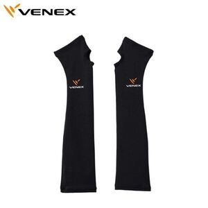 【送料無料　メール便】【新品即決】VENEX ベネクス ロングアームカバー ブラック(L)　6125-0305