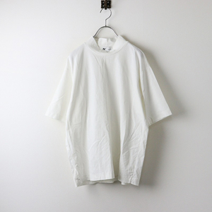 美品 ニュートラルワークス NEUTRALWORKS KSU32157 MXP スムースコンフォートハーフスリーブモックネック Tシャツ XS/白【2400014208023】