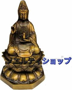 菩薩の彫刻の装飾、仏像モデル仏教の古典的な仏像のレプリカブロンズ彫刻工芸品宗教的な装飾信者の贈り物