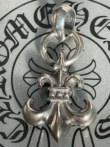 美品/クロムハーツ/Chrome hearts/BS フレア　with ベイル　ペンダント　チャーム　スターリングシルバー925 