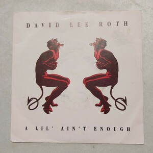 DAVID LEE ROTH デイヴィッド・リー・ロス UK盤 7インチシングル『A LIL AIN