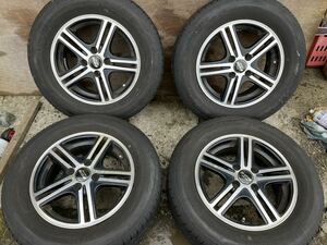 JP STYLE 14インチ 5.5J PCD100 4穴 ET40 BS NEXTRY 195/65R14 18年製 4本