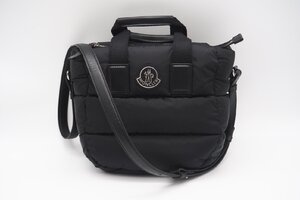 ☆安心の３大保証☆ Aランク ≪MONCLER モンクレール/2WAYバッグ≫ J209B5L00014 M4422 ナイロン ダウン MICRO CARADOC トートバッグ