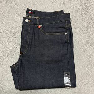 激レア　新品未使用　09aw Supreme A.P.C. FUCK EM Denim デニム　パンツ　petit STANDARD 34 box Logo arc motion