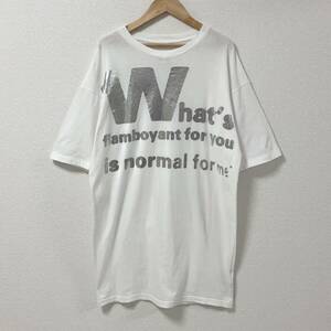 MM6 Maison Martin Margiela オーバーサイズ シルバー 箔 Tシャツ イタリア製 メゾンマルジェラ 半袖 カットソー Tee archive 4070271