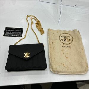 B4389【ヴィンテージ】CHANEL CHANELミニショルダーバック