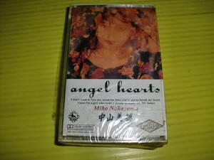 【カセットテープ】新品未開封!!　中山美穂 『angel hearts』 デッドストック品　当時物/レア!!希少!!　送料180円～