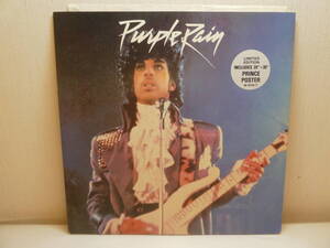 限定ポスター付きUK盤12インチシングル！Prince　プリンス　/　Purple Rain　　W9174T　w/poster 　ハイプステッカー付き