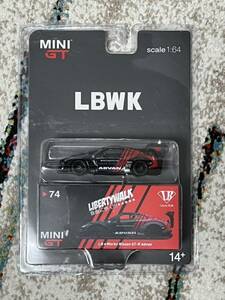 MINI GT minigt ミニGT 1/64 LB★WORKS Nissan GT-R R35 Type2 RearWing ver.3 LBWK リバーティーウオークAdvan アドバン #74 レア