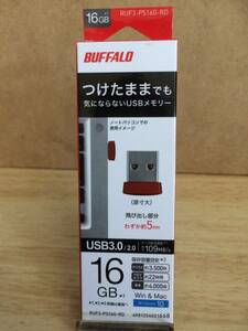 ※BUFFALO USB 3.0対応 マイクロUSBメモリー １６GB『RUF3-PS16G-RD』