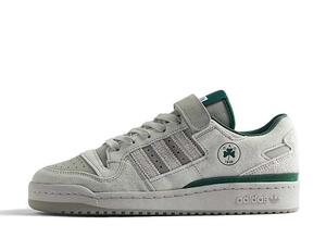 Bstn adidas Originals Forum 84 Low "Grey Dark Green & White" 27cm GX6804