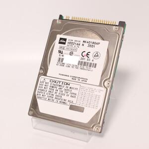 TOSHIBA｜40GB｜MK4018GAP｜HDD2166｜4200rpm｜Ultra ATA100｜9.5mm｜HDD｜2.5インチ｜東芝｜230161