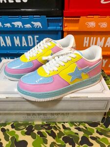 A BATHING APE BAPESTA COTTON CANDY SIZE 6.5US 24.5 CM スニーカー